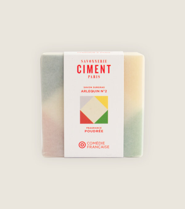 Savon Ciment - savonnerie Paris - saponification à froid - bio - naturel - arlequin - comedie francaise1