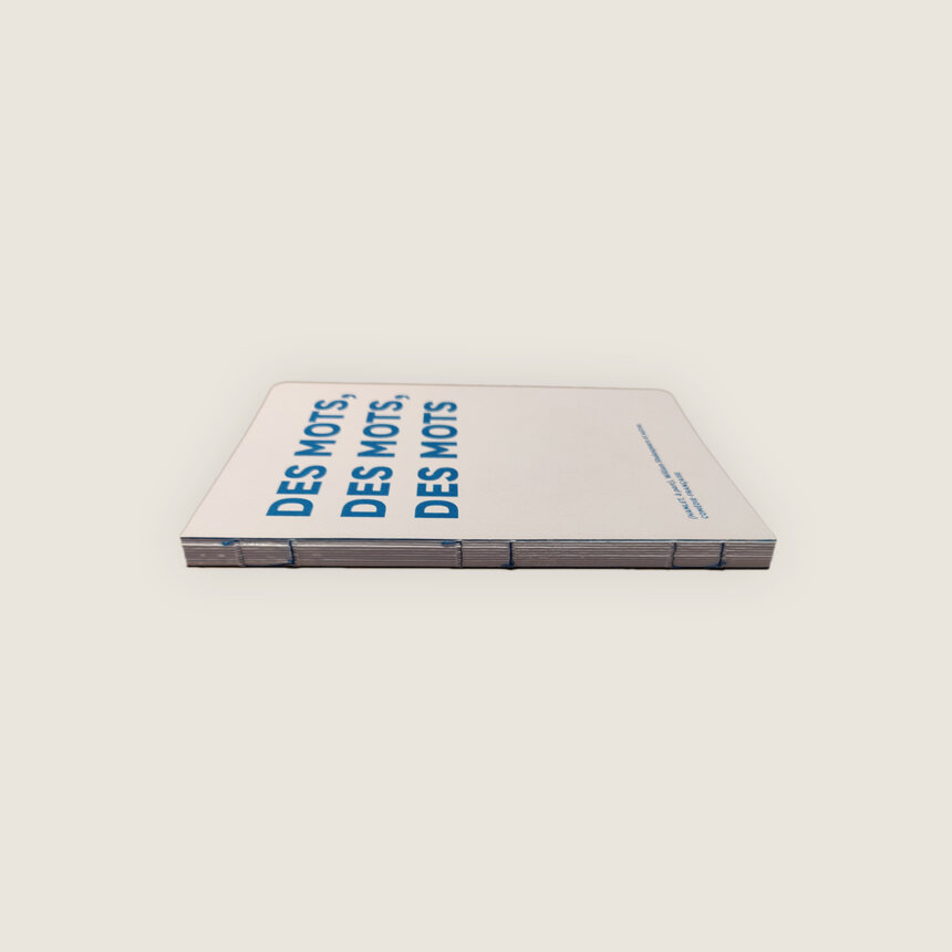 Carnet Des mots Citation Hamlet theatre shakespeare cahier papeterie bleu tranche comedie francaise