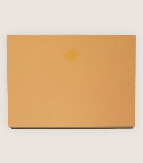 Typographe Comédie Francaise - Papeterie - Fabriqué en France Belgique - Bloc note moyen abeille