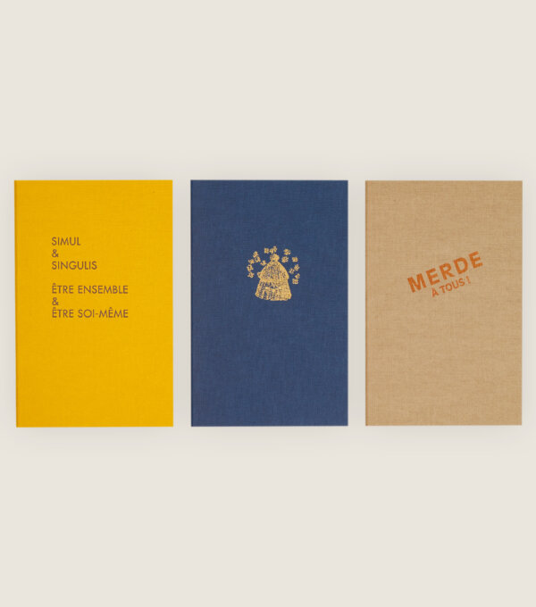 Typographe Comédie Francaise - Papeterie - Fabriqué en France Belgique - Lot de 3 carnets