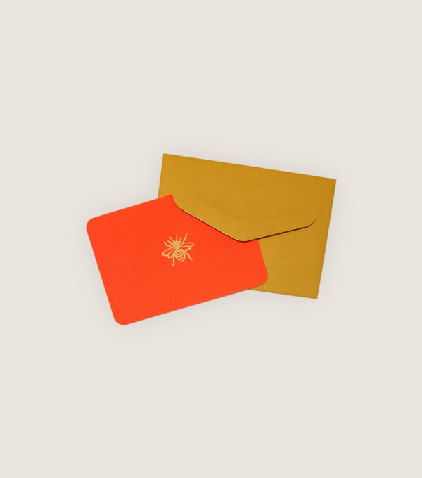 Typographe Comédie Francaise - Papeterie - Fabriqué en France Belgique - Mini carte 3