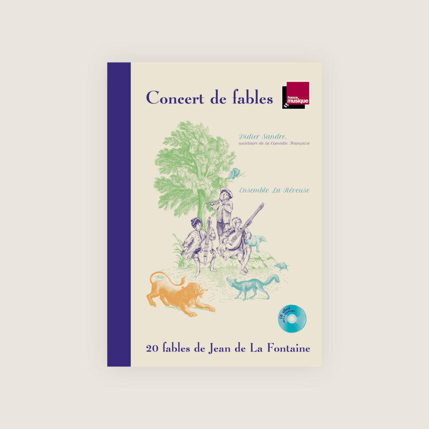 comedie francaise concert de fables lu par Didier Sandre CD audio theatre