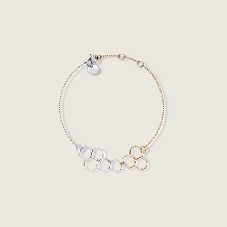 Atelier Paulin Comedie Francaise Bijoux Gold Filled Ruche Bracelet