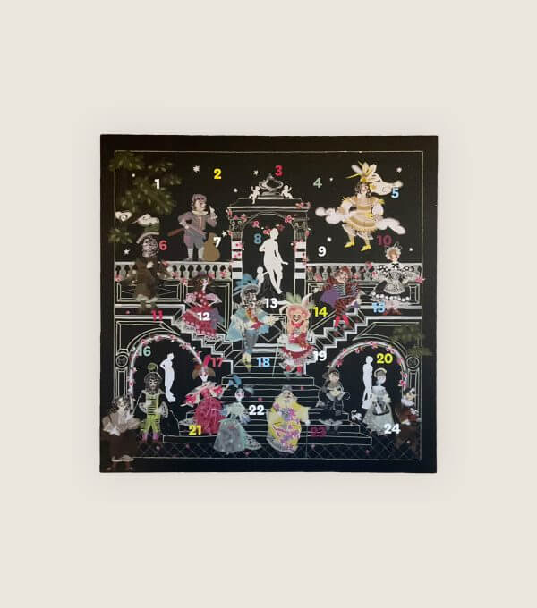 Calendrier de l'avent citation moliere comedie francaise idee cadeau noel alexandre fabre teste