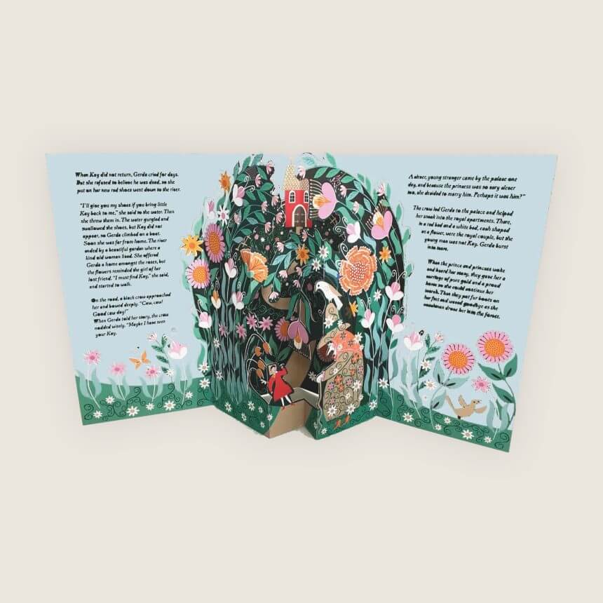 La Reine des Neiges Andersen Comedie Francaise livre pop up enfant2