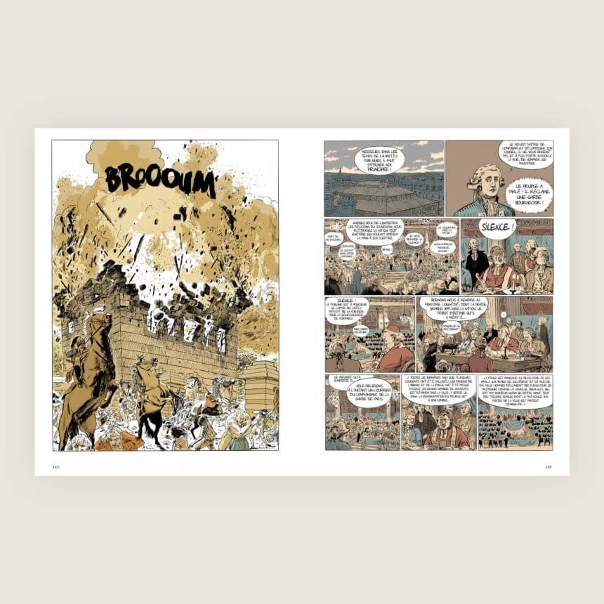 La mort de Danton Comedie Francaise BD Bande dessinee Revolution Grouazel Locard2