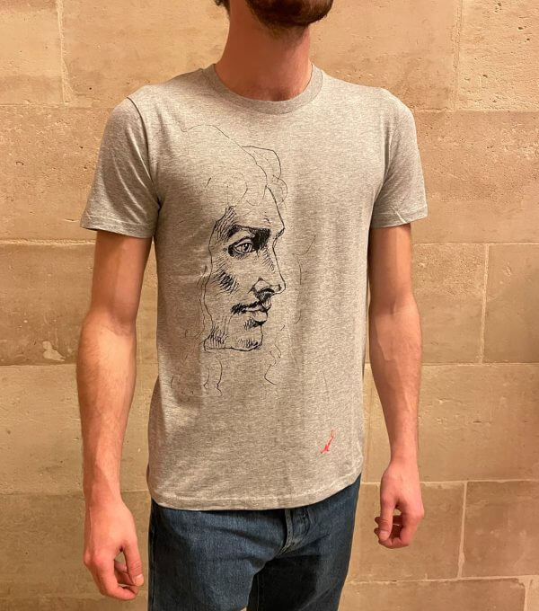 TShirt Moliere_Comedie Francaise Eric Ruf gris